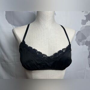 Free People NWOT silk and lace Bralette size M